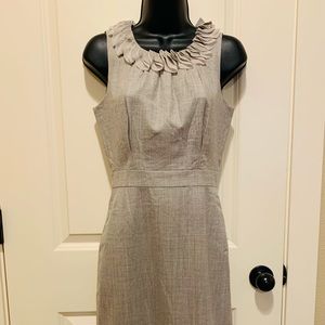 J. Crew Gray Flutter Dress Size 2